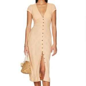 New in town free people peach dress